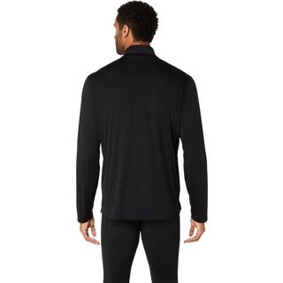 ASICS Core Winter 1/2 Zip Running Shirt Men - Black, Size L - black