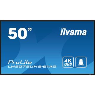 IIYAMA 50 3840x2160 UHD VA panel Haze 25% 500cd/m² Landscape and Portrait Signal FailOver Speakers 2