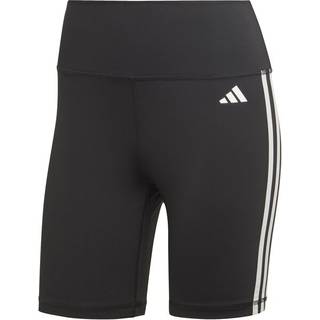 Training Essentials 3-Stripes High-Waisted Short tights - Black - L