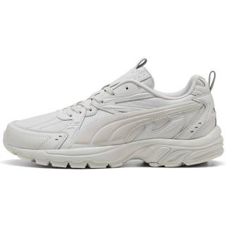 PUMA Milenio Tech Leather Sneakers Unisex, Shoes, Feather Gray/White, 45