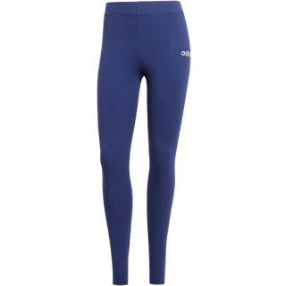 Essentials Linear Cotton tights - Dark Blue / White - S