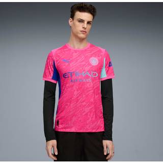 PUMA Manchester City 25/26 Goalkeeper Jersey Men, Sport, Pink Pes/Aquatic, 3XL