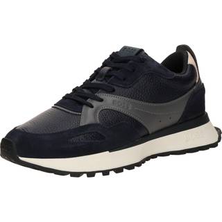 Sneakers i blødt læder med støttende ydersål