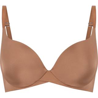 Hunkemöller Formstøbt bøjle-bh Smooth Brown - 70B