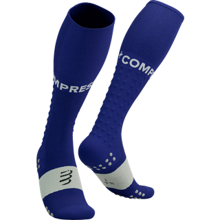 Compressport Full Socks Run Kompressionssokker størrelse T4 - EU: 45-48 farve blå