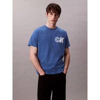 Sport Monogram Graphic Logo T-Shirt - Blue - M
