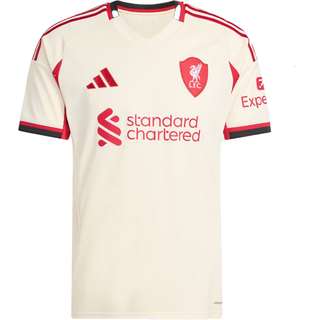 Liverpool FC 25/26-udebanetrøje til børn - Wonder White - 128