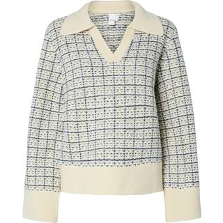 Yaslivia V-udskæring Striktrøje