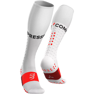 Compressport Full Socks Run Kompressionssokker størrelse T4 - EU 45-48 farve grå