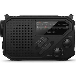 Philips TAR1609/00 - Emergency Radio - Solar - Dynamo - 2000mAh Powerbank - AM/FM - Sort