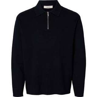 Slhteller FN Relaxed Half Zip Polo Noos