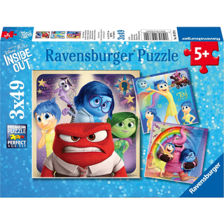 Ravensburger Disney Pixar Inderst Inde Puslespil 3x49 Brikker