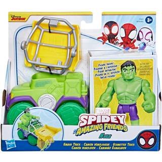 Spidey and His Amazing Friends Hulk figur med bil