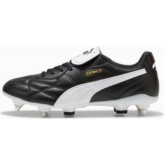 PUMA KING TOP MxSG Football Boots Unisex, Shoes, Black/White/Gold, 42.5