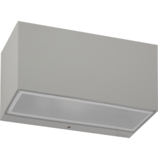 Norlys Asker, væglampe, up/down, E27, IP65, aluminium