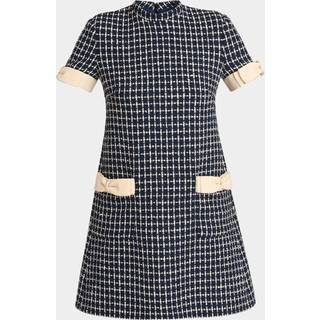 Valentino Mossi wool-blend bouclÃ© minidress - blue - M