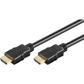 Goobay HDMI High Speed kabel med Ethernet. 4K, 60Hz. 1.5 m. Sort