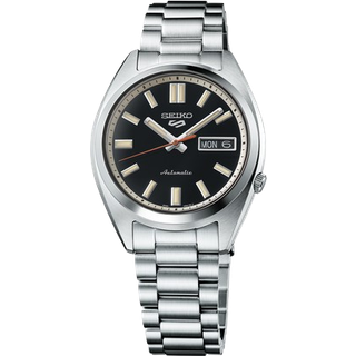 Seiko 5 Sports SNXS Classic ‘Deep Black’ Black Dial Steel Bracelet Men's Watch SRPK89K1