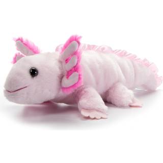Petting Zoo Axolotl fyllda djurplushie gåvor för barn Scoopz Sealife Animals Pink Salamander Plush Toy 8 tum