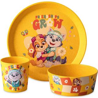Koziol Connect Paw Patrol børneservice 3 dele Gul