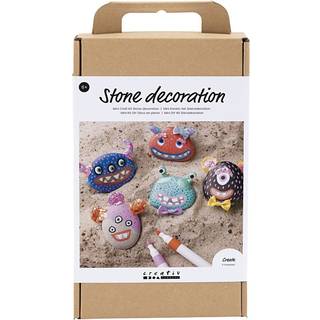 DIY Stendekoration Kit - Skab Farverige Monster