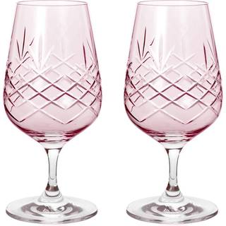 Ølglas - Frederik Bagger - Crispy Mate Topaz, Pink - 2 stk. - Tilbud