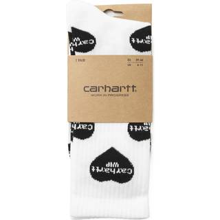 Heart Logo Socks White