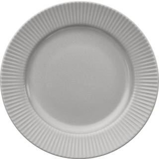 Aida Groovy Tallerken 21 Cm Grey - Middagstallerkner Stentøj Grå - 88371