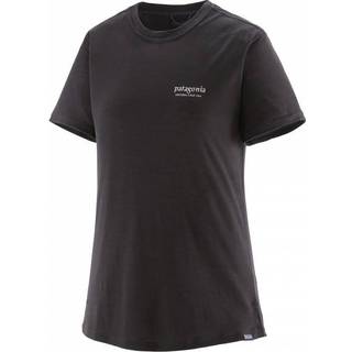 Patagonia Women's Cap Cool Merino Graphic Shirt Merino-shirt Damer størrelse XL farve sort