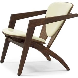 Wegner Butterfly GE460 stol - valnød - hvid læder