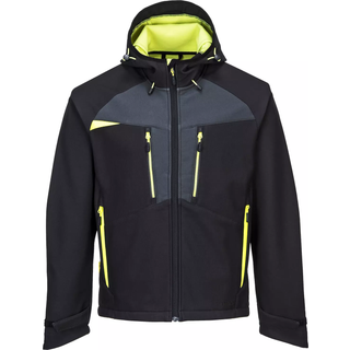 DX4 softshell jakke (3 lags) - Sort (Størrelse: S)