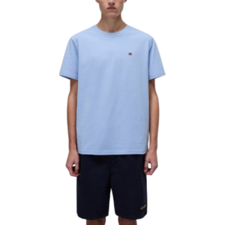 Napapijri Salis Sum Logo T Shirt Blue