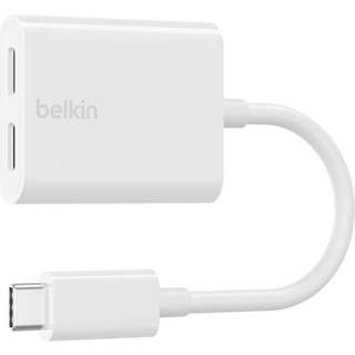 Belkin USB-C Audio + Charge Adapter (hvid)