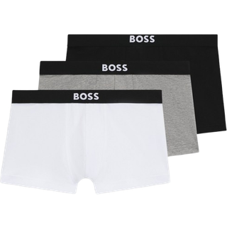 BOSS Black Herren Trunks grau Baumwolle & Mix unifarben