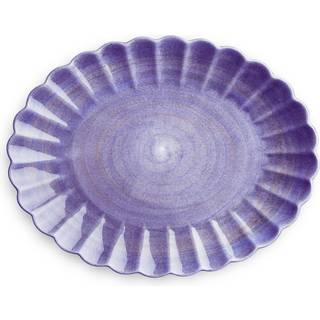 Mateus Oyster Fad 35x30 Cm Lilla - Serveringsfad Keramik Viol - EPU24D