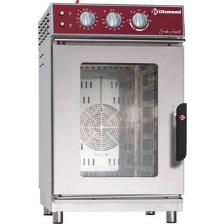 Kombidampovn - El-ovn, damp/varmluft, 7x GN1/1 mekanisk