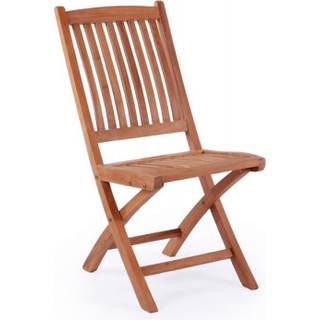 Mia Teak foldestol u/armlæn