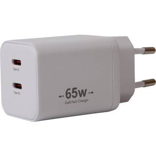 Oplader 65 W PD 2 x USB-C
