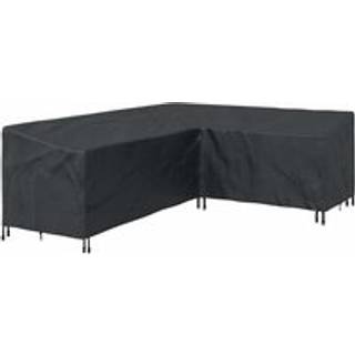 Overtræk til havemøbler Sort 260 x 210 x 80 cm 600D Oxford Stof