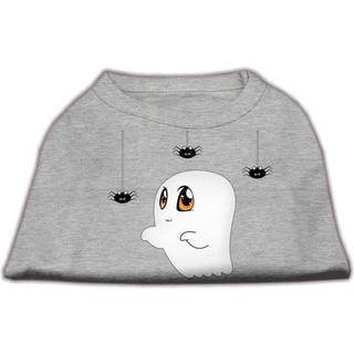 Sammy The Ghost Screen Print Dog Shirt Grey XXL