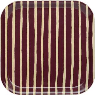 Marimekko Piccolo Bakke 20x20 Cm Burgundy - Bakker Birk - 074958-830