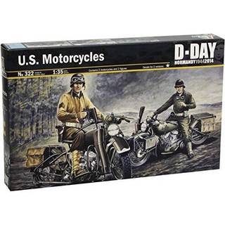 U.S. MOTORCYKLER WW2 - MILITÆRE KØRETØJER 1:35 - Italeri 322