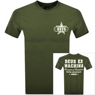 Deus Ex Machina Gumshoe T Shirt Green