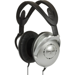 KOSS UR18 over-ear hovedtelefon med ledning, sort/sølv