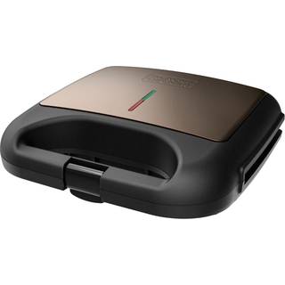 BLACK+DECKER 750W paninigrill, sort