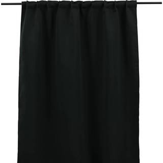 Venture Design Evelyn gardin Sort 135 x 290 cm