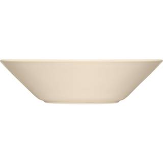 Iittala Teema Dyb Tallerken 21 Cm Hørfarvet - Dybe tallerkner Porcelæn Linen - 1061243