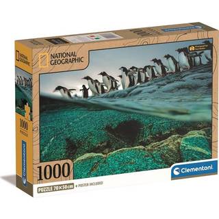 Clementoni puslespil 1000 brikker - Pingviner