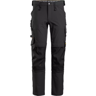Snickers arbejdsbukser 6371 152 sort AllroundWork 63710404152 4-vejs stræk