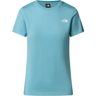 The North Face Women's S/S Simple Dome Tee T-shirt Damer størrelse M farve turkis